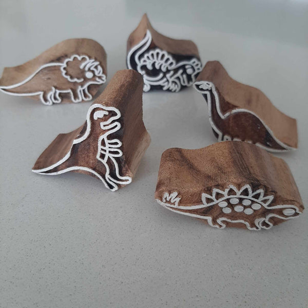 Stamps Traditional Block Print - Dinosaurs