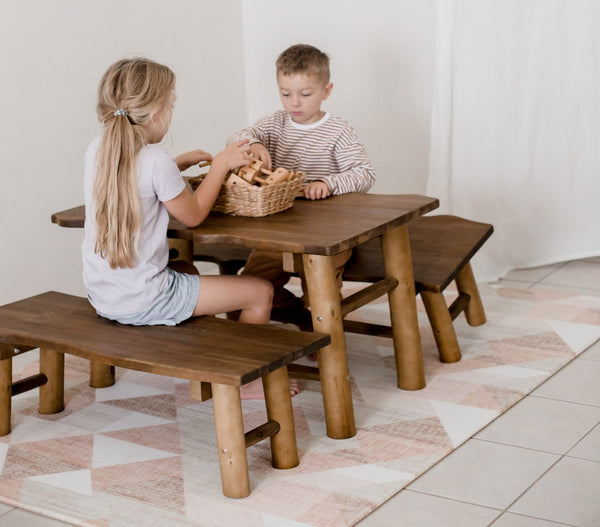 Tree Tables and 2 Tree Bench Seats