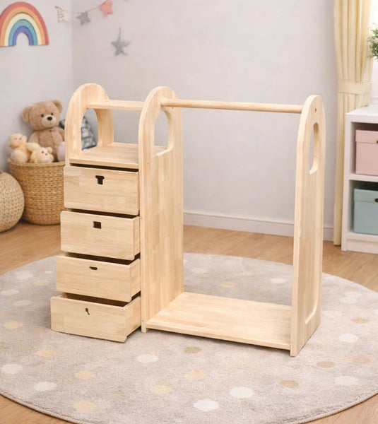Childrens Wardrobe with Drawers