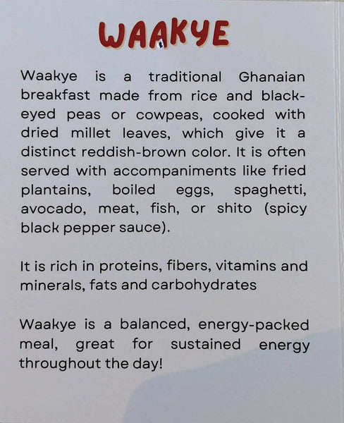 Multicultural Breakfast Food Set - African