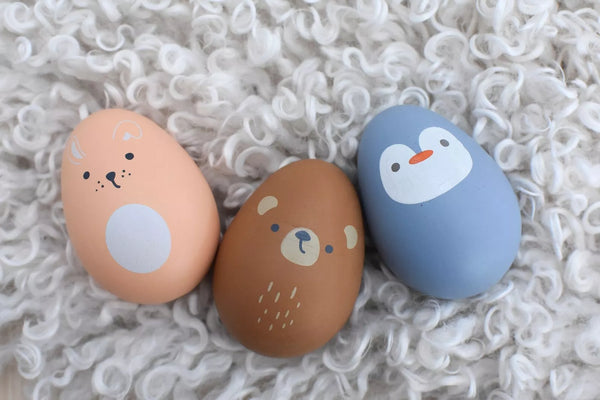 Music - Wooden Shaker Eggs set of 3