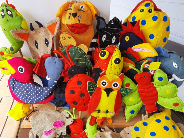 Hand Puppets - Fairtrade Assorted