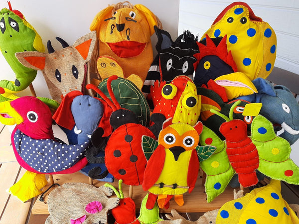 Hand Puppets - Fairtrade Assorted