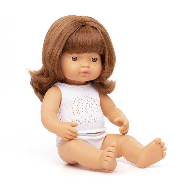 Doll - Anatomically Correct Baby, Caucasian Girl, Red Head