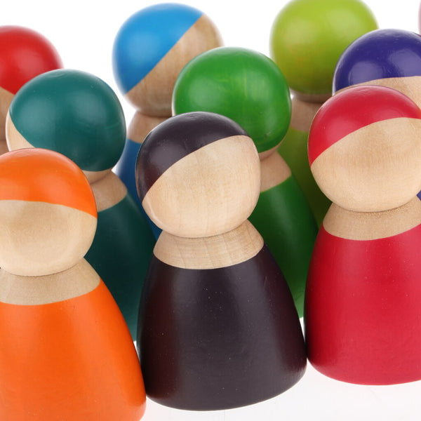 Doll Peg People Multi Coloured