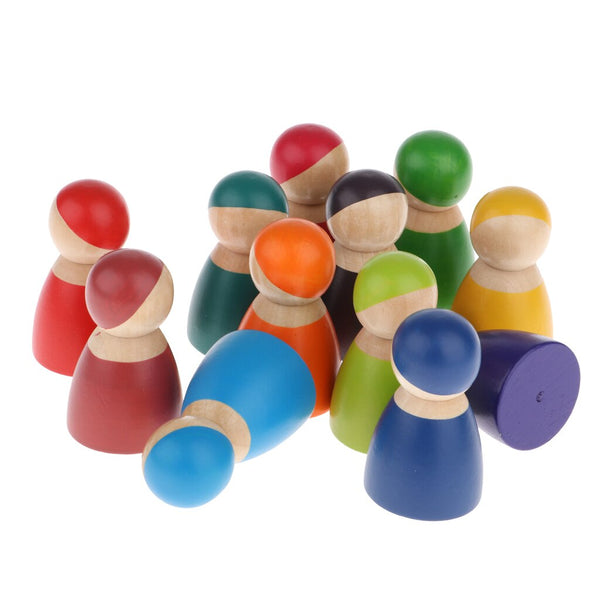 Doll Peg People Multi Coloured