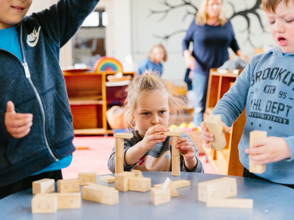 Wooden Blocks Magnetic Natural