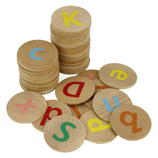 Tactile Alphabet Matching Pairs Upper and Lower Case - Coloured
