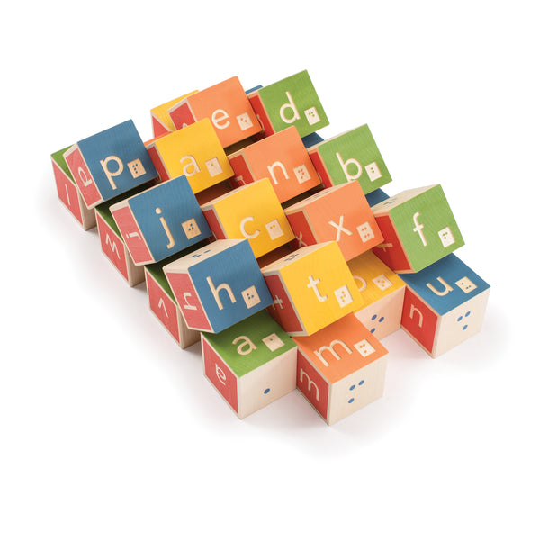 Wooden Blocks Braille