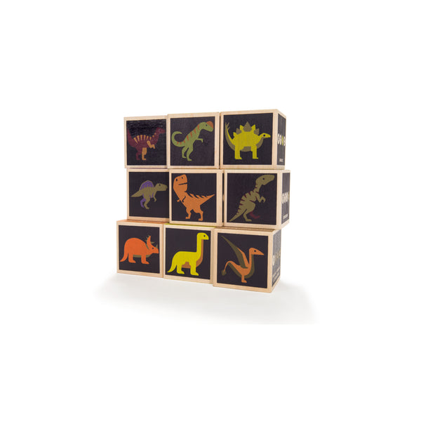 Wooden Blocks Dinosaurs