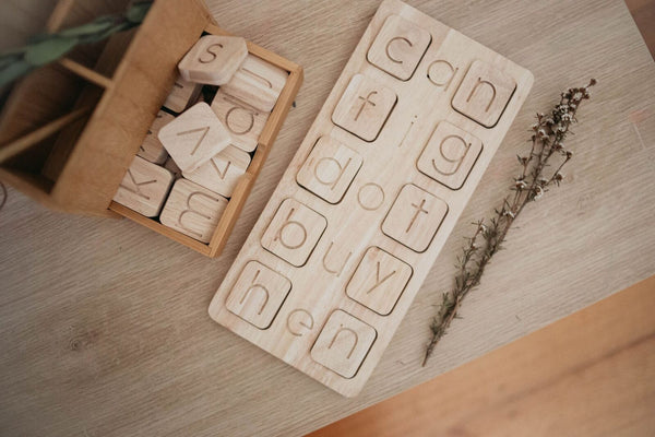 C-V-C Word Tray with Alphabet