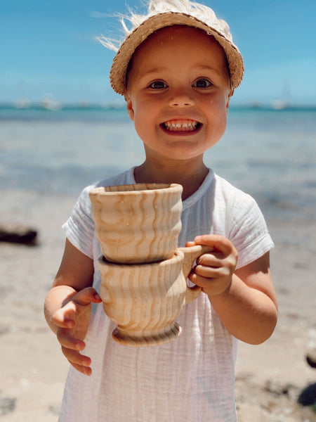 Explore Nook Wooden Funnel and Cup Set