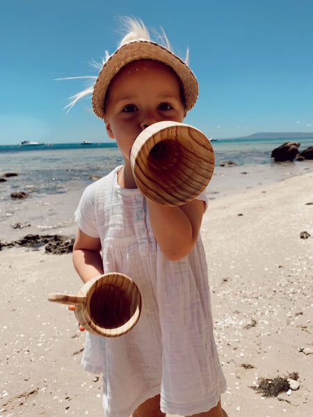 Explore Nook Wooden Funnel and Cup Set