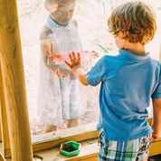 Plum Discovery Wood Create and Paint Easel