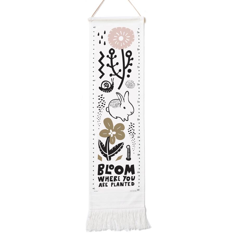 Wee Gallery - Organic Canvas Growth Chart - Bloom